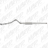 MBRP cat-back exhaust system fits 2009-2013 Chevy Silverado 1500 single side exit Armor Plus Series T409 stainless steel S5054409