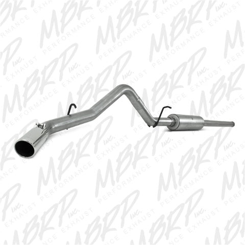 MBRP cat-back exhaust system fits 2010-2013 Chevy Silverado 1500 3 inch single side exit aluminized steel S5054AL