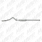 MBRP cat-back exhaust system fits 2010-2013 Chevy Silverado 1500 3 inch single side exit aluminized steel S5054AL