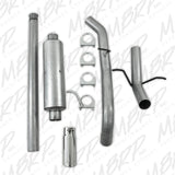 MBRP cat-back exhaust system fits 2010-2013 Chevy Silverado 1500 3 inch single side exit aluminized steel S5054AL