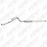 MBRP cat-back exhaust system fits Chevy Silverado 1500 Armor Plus Series T409 stainless steel S5056409