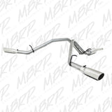 MBRP cat-back exhaust system fits Chevy Silverado 1500 aluminized steel S5056AL