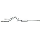 MBRP cat-back exhaust system fits Chevy Silverado 1500 dual split rear exit aluminized steel S5058AL