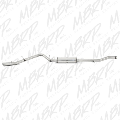 MBRP cat-back exhaust system fits 2009-2013 Chevy 3 inch single side exit Armor Plus Series T409 stainless steel S5060409