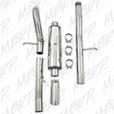 MBRP cat-back exhaust system fits 2009-2013 Chevy 3 inch single side exit Armor Plus Series T409 stainless steel S5060409