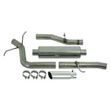 MBRP cat-back exhaust system fits 2009-2013 Chevy 3 inch single side exit Armor Plus Series T409 stainless steel S5062409