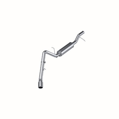 MBRP cat-back exhaust system fits 2009-2013 Chevy 3 inch single side exit aluminized steel S5062AL