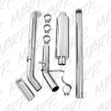 MBRP cat-back exhaust system fits Chevy Silverado 1500 single side exit Armor Plus Series T409 stainless steel S5070409