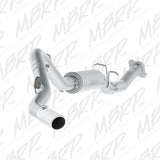 MBRP cat-back exhaust system fits Chevy Silverado 2500 single side exit aluminized steel S5078AL