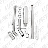 MBRP cat-back exhaust system fits Chevy Silverado 1500 single side exit Armor Plus Series T409 stainless steel S5080409