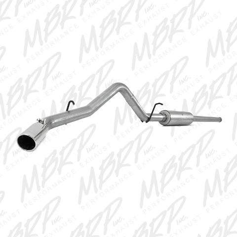 MBRP cat-back exhaust system fits 2014-2018 Chevy Silverado 1500 single side exit aluminized steel S5080AL
