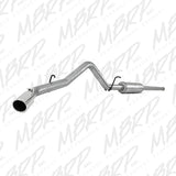 MBRP cat-back exhaust system fits 2014-2018 Chevy Silverado 1500 single side exit aluminized steel S5080AL