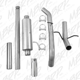 MBRP cat-back exhaust system fits 2014-2018 Chevy Silverado 1500 single side exit aluminized steel S5080AL