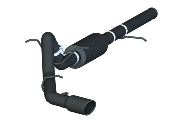 MBRP cat-back exhaust system fits Chevy Silverado 1500 single side exit aluminized steel S5080BLK