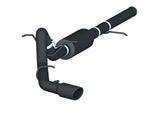 MBRP cat-back exhaust system fits Chevy Silverado 1500 single side exit aluminized steel S5080BLK