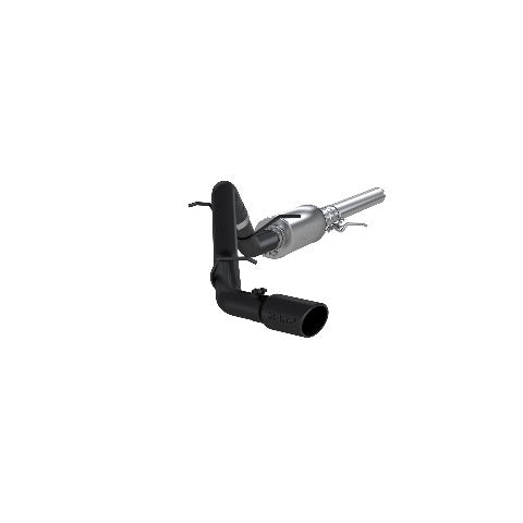 MBRP cat-back exhaust system fits Chevy Silverado 1500 single side exit aluminized steel S5080BLK