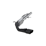 Fits 2015-2018 Silverado 1500 3" Cat Back Pre-Axle Dual Outlet Black-S5081BLK