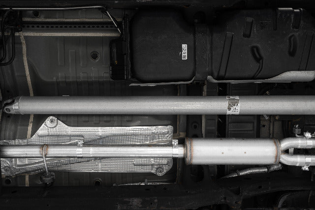 MBRP cat-back exhaust system fits 2019-2024 Chevy Silverado 1500 dual rear exit Armor Pro Series T304 stainless steel S5085304