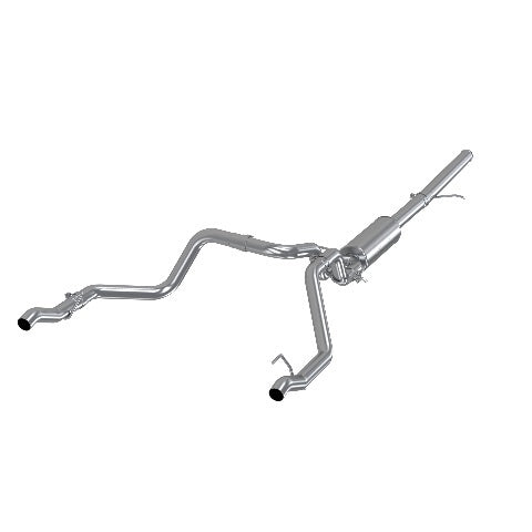 MBRP cat-back exhaust system fits 2019-2024 Chevy Silverado 1500 dual rear exit Armor Pro Series T304 stainless steel S5085304