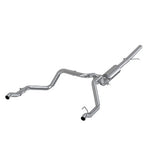 MBRP cat-back exhaust system fits 2019-2024 Chevy Silverado 1500 dual rear exit aluminized steel S5085AL