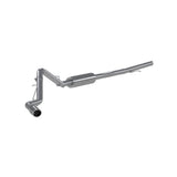 MBRP cat-back exhaust system fits 2019-2024 Chevy Silverado 1500 dual rear exit aluminized steel S5085AL