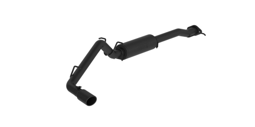 MBRP cat-back exhaust system 3 inch single side exit aluminized steel black coated S5088BLK
