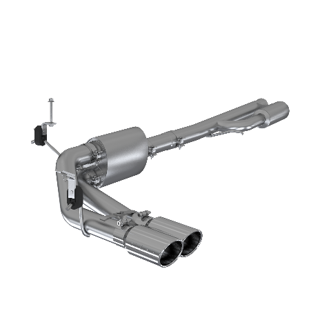 MBRP cat-back exhaust system fits Chevy Silverado 1500 dual side exit aluminized steel S5092AL
