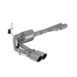 MBRP cat-back exhaust system fits Chevy Silverado 1500 dual side exit aluminized steel S5092AL