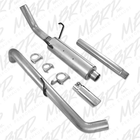 MBRP cat-back exhaust system fits 2004-2005 Dodge Ram 1500 3 inch single side exit aluminized steel S5104AL