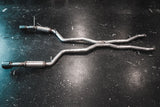 MBRP cat-back exhaust system dual rear exit T304 stainless steel S5105AL
