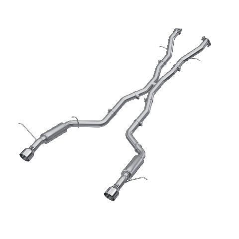 MBRP cat-back exhaust system dual rear exit T304 stainless steel S5105AL