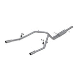 MBRP cat-back exhaust system fits Dodge Ram 1500 2 inch dual split rear exit Armor Plus Series T409 stainless steel S5108409