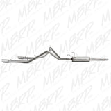 MBRP cat-back exhaust system fits Dodge Ram 1500 2 inch dual split rear exit Armor Plus Series T409 stainless steel S5108409