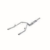 Fits 2004 Dodge Ram 1500 2 1/2in. Cat Back; Dual Split Rear; AL - S5112AL
