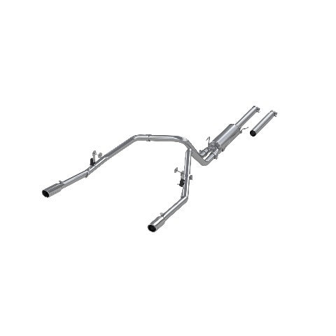 Fits 2004 Dodge Ram 1500 2 1/2in. Cat Back; Dual Split Rear; AL - S5112AL