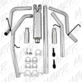 Fits 2007-2008 Dodge Ram 1500 2 1/2in. Cat Back; Dual Split Rear; AL - S5126AL