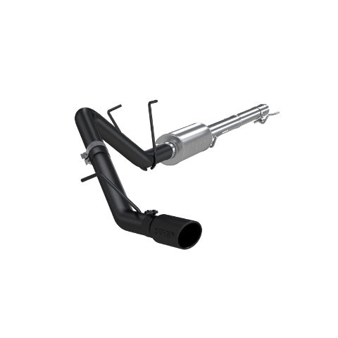 MBRP cat-back exhaust system fits 2009-2010 Dodge Ram 1500 3 inch single side exit aluminized steel black coated S5142BLK