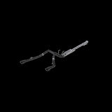 MBRP cat-back exhaust system fits Dodge Ram 1500 dual split rear exit aluminized steel black coated S5146BLK