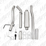 MBRP cat-back exhaust system fits 2003-2010 Dodge Ram 2500 3 inch single side exit aluminized steel S5148AL
