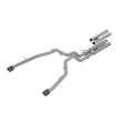 MBRP cat-back exhaust system fits Ram 1500 dual split rear exit Armor Pro Series T304 stainless steel carbon fiber tip S51543CF