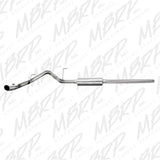 MBRP cat-back exhaust system fits 2004-2008 Ford F-150 3 inch single side exit Armor Plus Series T409 stainless steel S5200409