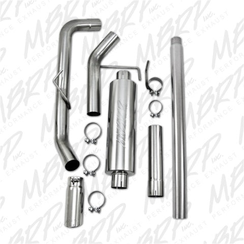 MBRP cat-back exhaust system fits 2004-2008 Ford F-150 3 inch single side exit Armor Plus Series T409 stainless steel S5200409