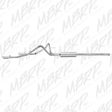 MBRP cat-back exhaust system fits Ford F-150 2 inch dual split rear exit Armor Plus Series T409 stainless steel S5202409