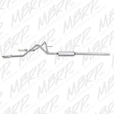 Fits 2005-2008 Ford F-150 2 1/2in. Cat Back; Dual Split Side; AL - S5204AL