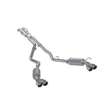 MBRP cat-back exhaust system fits 2021-2024 Ford Explorer 2.5 inch dual rear exit aluminized steel S5205AL