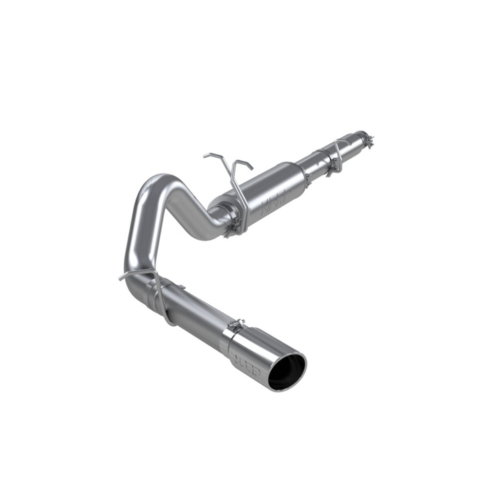 Fits 1999-2004 Ford F-250 Super Duty 4in. Cat Back; Single Side; AL - S5206AL