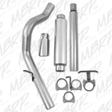 Fits 1999-2004 Ford F-250 Super Duty 4in. Cat Back; Single Side; AL - S5206AL