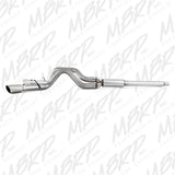 MBRP cat-back exhaust system fits 1999-2004 Ford F-350 4 inch aluminized steel S5208AL