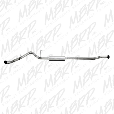MBRP cat-back exhaust system fits 2009-2010 Ford F-150 3 inch single side exit Armor Plus Series T409 stainless steel S5210409