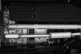 MBRP cat-back exhaust system fits 2021-2024 Ford F-150 3 inch single side exit aluminized steel S5211BLK